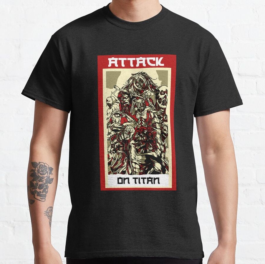 Attack On Titan All Titan-D8Zcl Classic T-Shirt