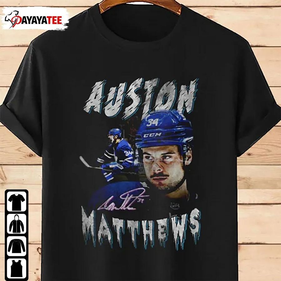 Auston Matthews Shirt Toronto Maple Leafs Hockey Unisex Gift For Fans