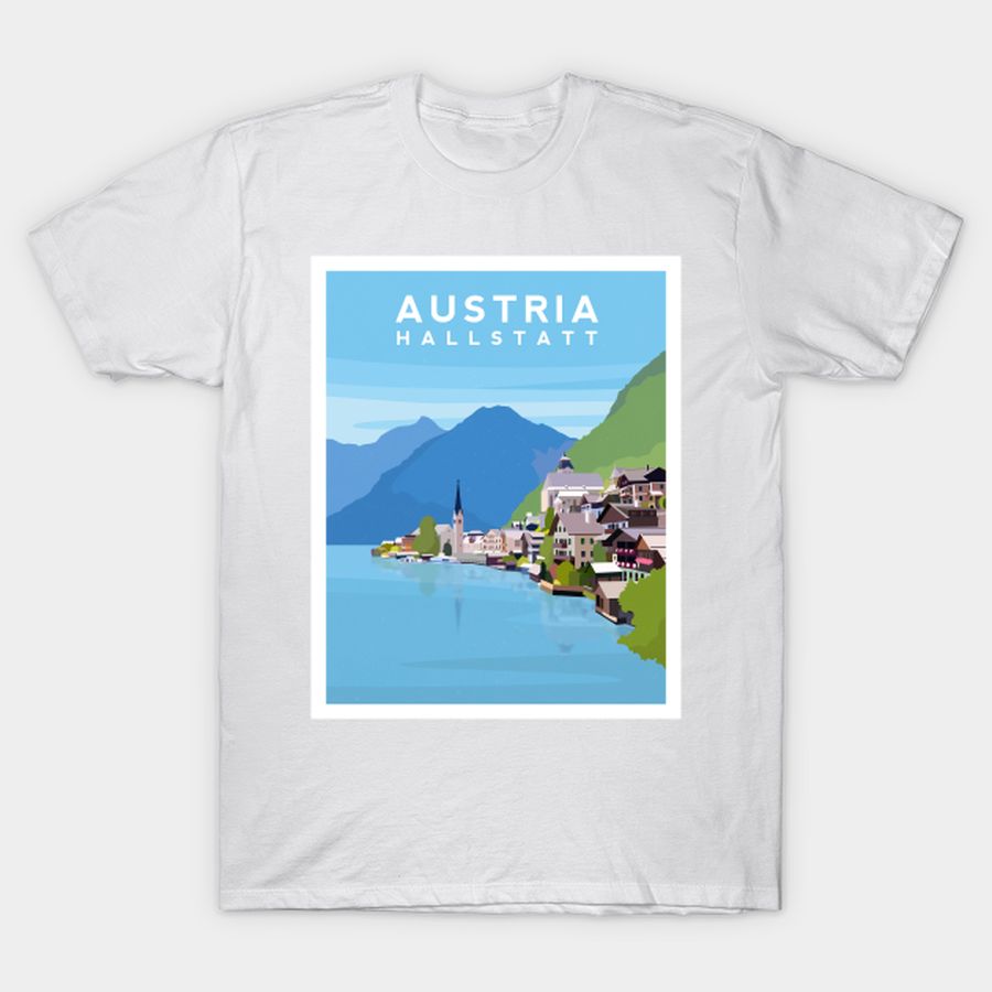 Austria   Hallstatt Landscape T Shirt, Hoodie, Sweatshirt, Long Sleeve
