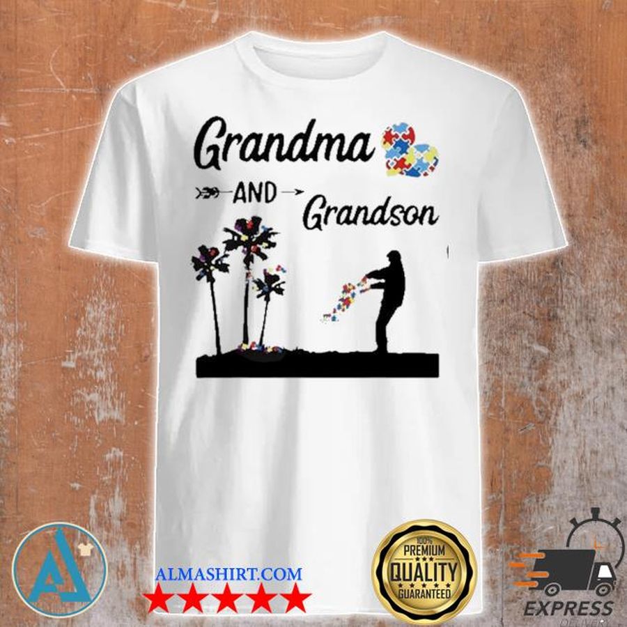 Autism awareness grandma and grandson best friend for life shirt
