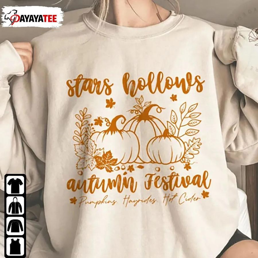 Autumn Festival Stars Hollow Sweatshirt Unisex Gift For Lovers