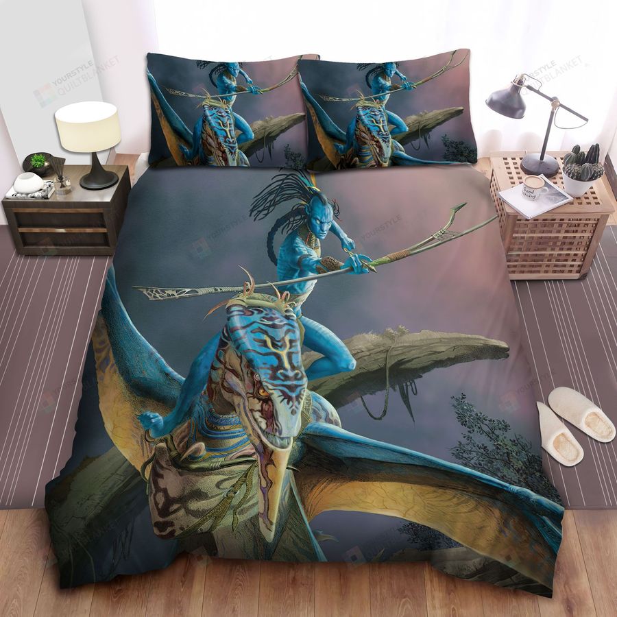Avatar In Comic Art Bed Sheets Spread Comforter Duvet Cover Bedding Sets