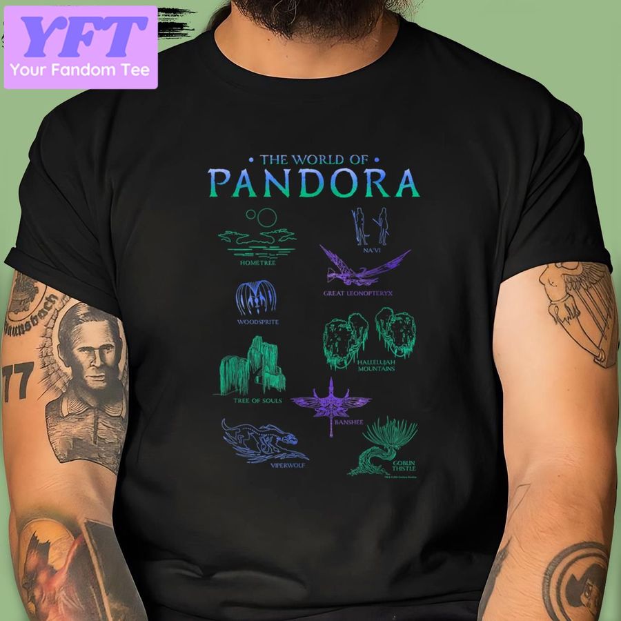 Avatar The World Of Pandora Flora And Fauna Avatar New Design T Shirt