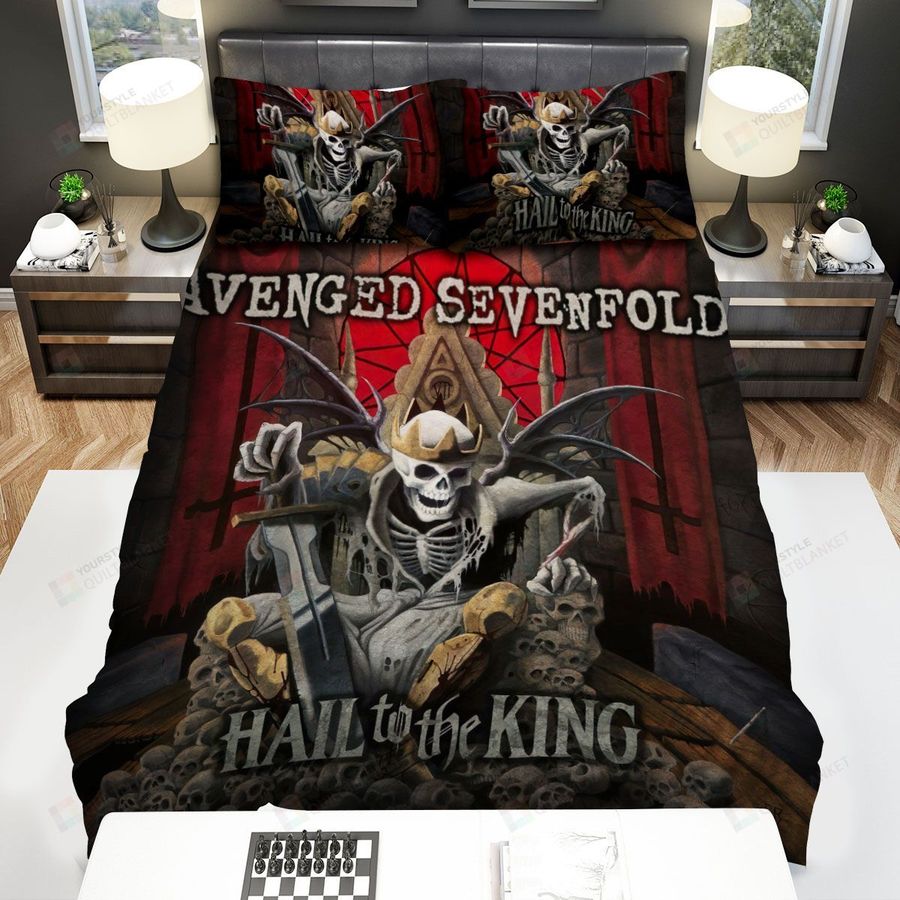 Avenged Sevenfold Hail To The King Bed Sheets Spread Comforter Duvet Cover Bedding Sets