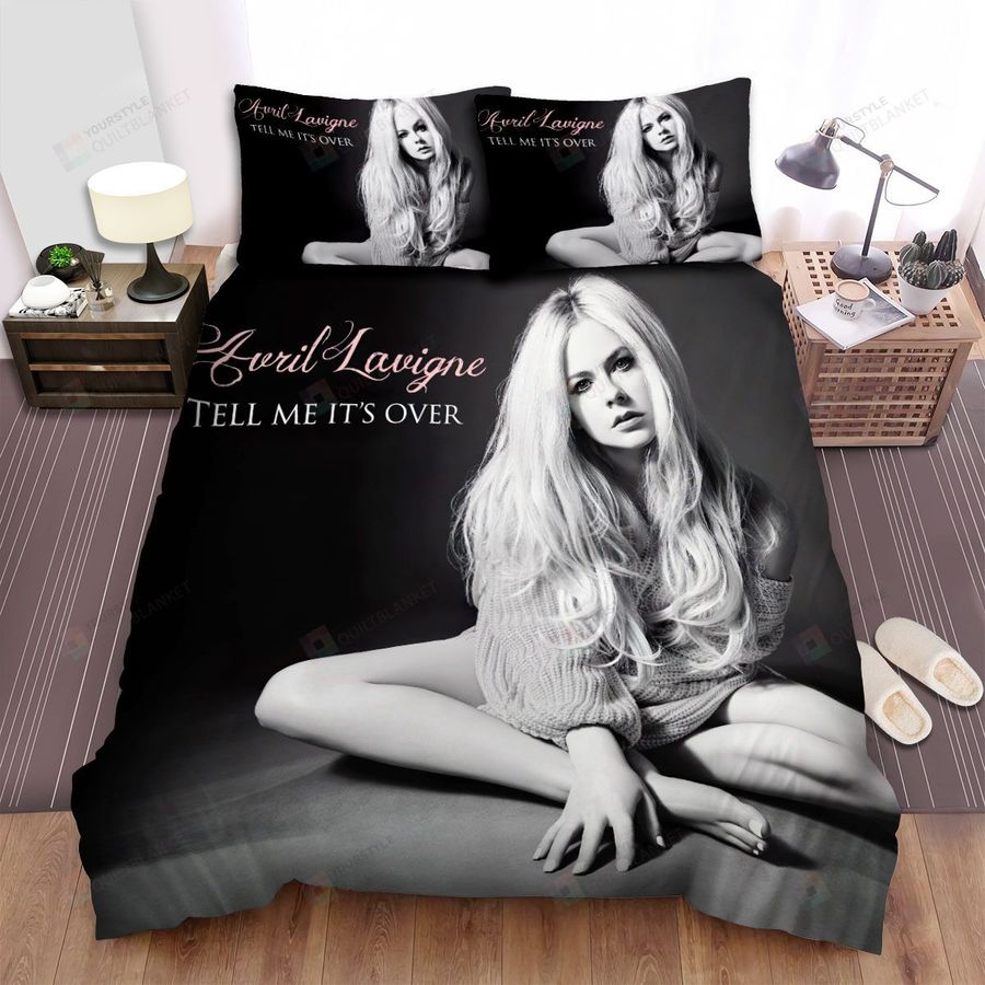 Avril Lavigne Tell Me It's Over Song Art Cover Bed Sheets Spread Duvet Cover Bedding Sets