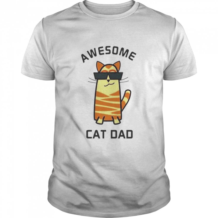 Awesome Cat Dad Shirt