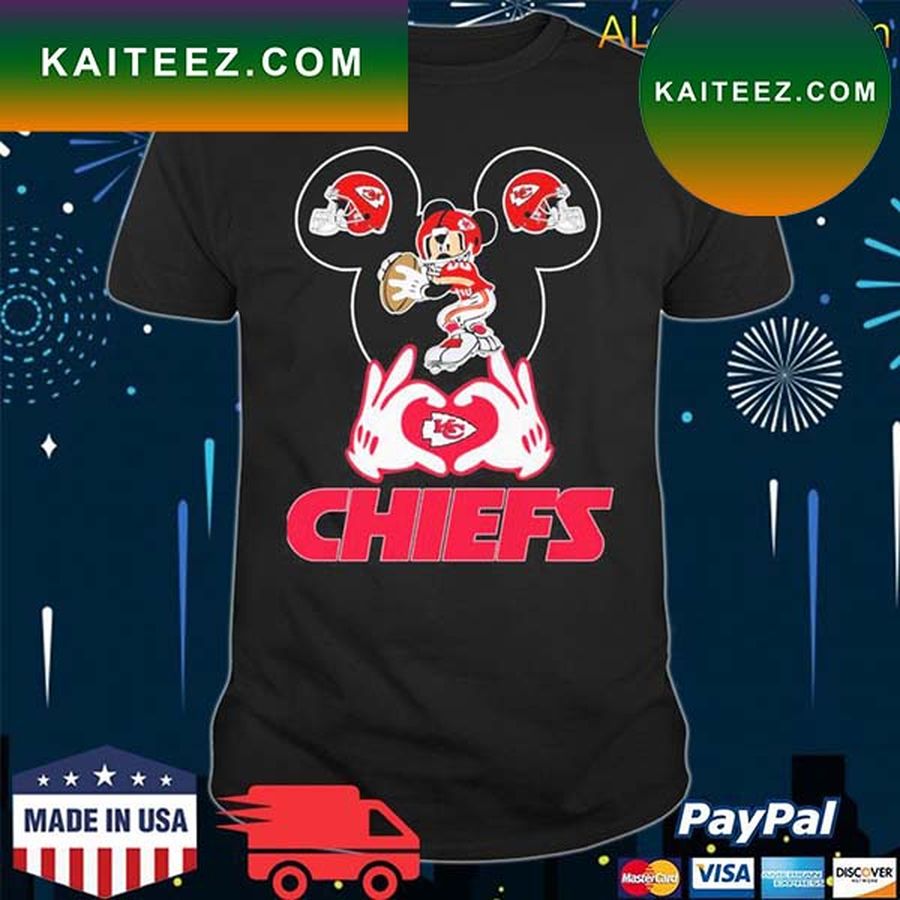 Awesome Mickey Mouse Kansas City Chiefs Football T Shirt