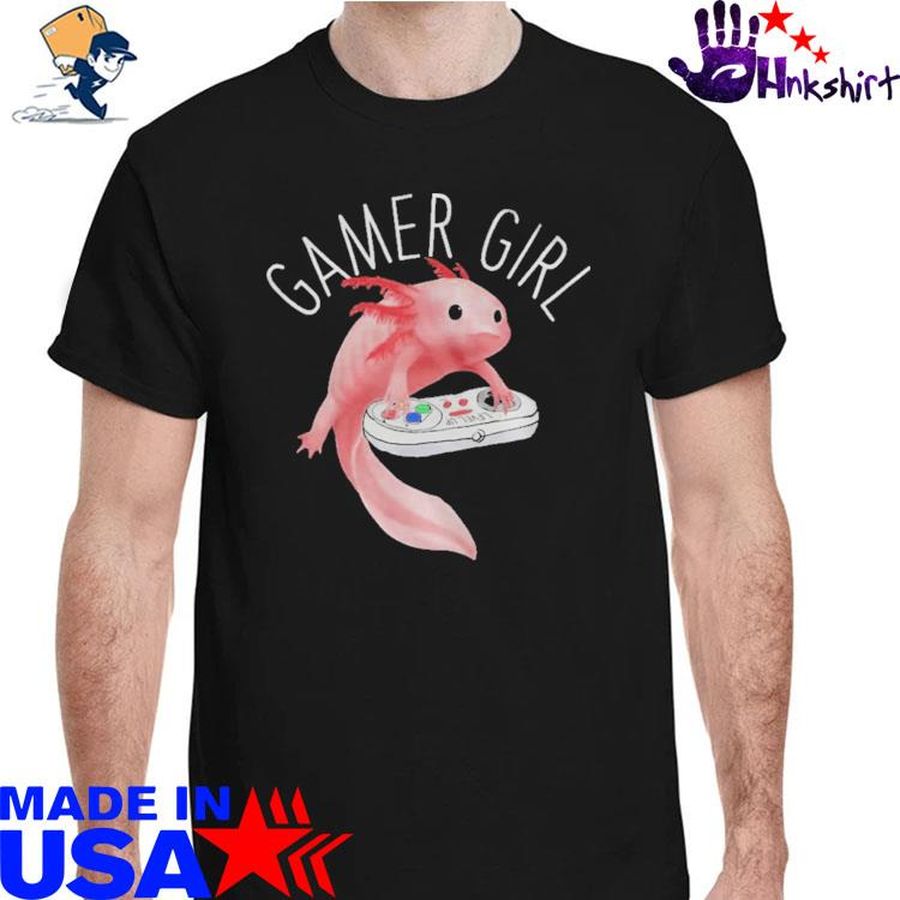 Axolotl gamer Girl shirt