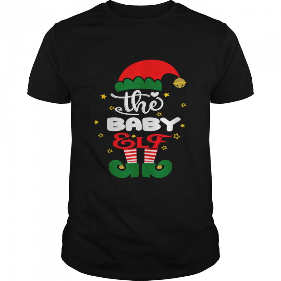 Baby Elf Matching Family Group Christmas Party Pajama T Shirt
