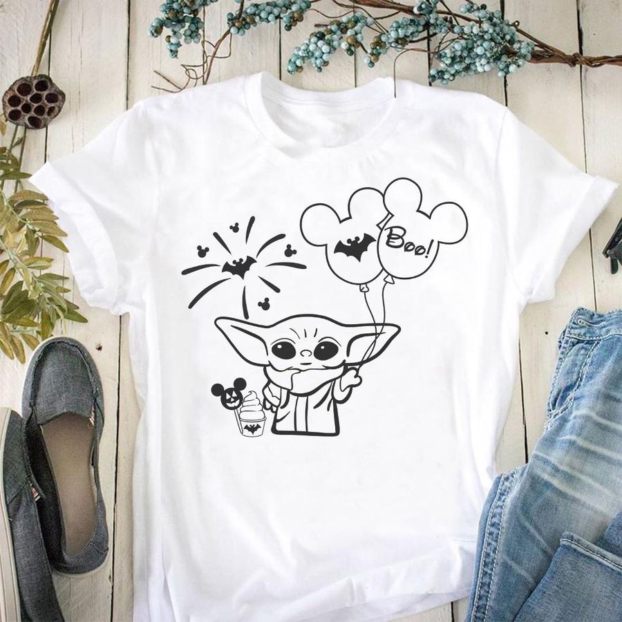 Baby Yoda Boo Halloween Shirt