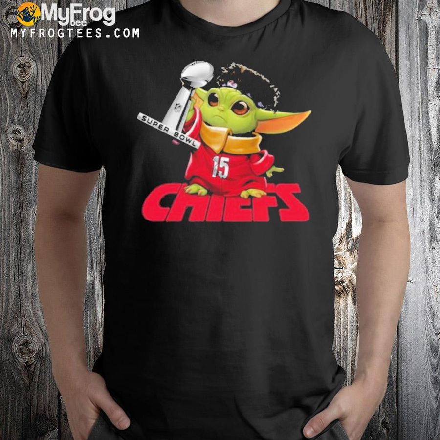 Baby Yoda Mashup Patrick Mahomes Super Bowl Kansas City Chiefs Shirt