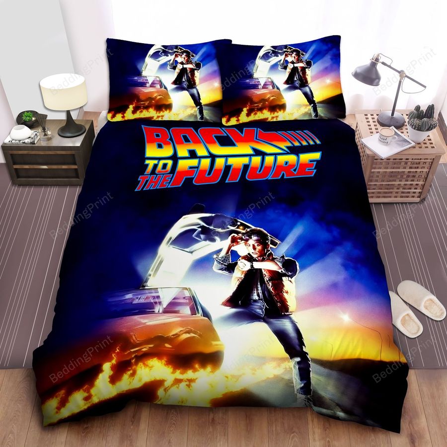 Back To The Future Movie Poster Bed Sheets Duvet Cover Bedding Sets