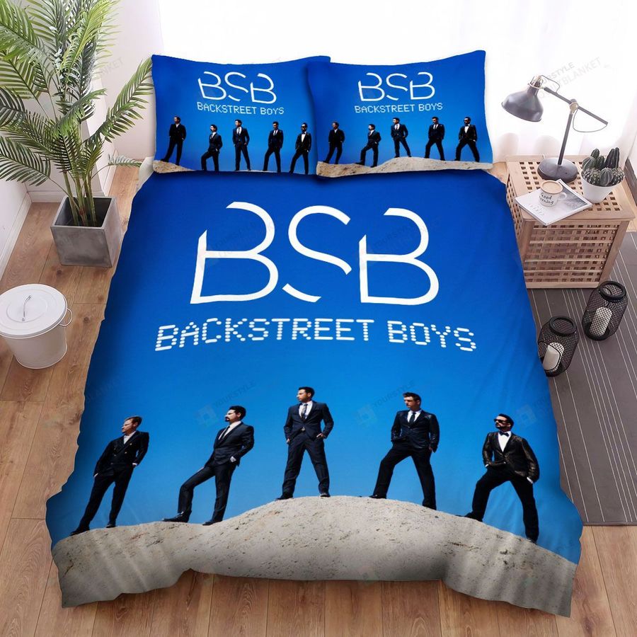 Backstreet Boys Members In Suits Bed Sheets Spread Duvet Cover Bedding Sets