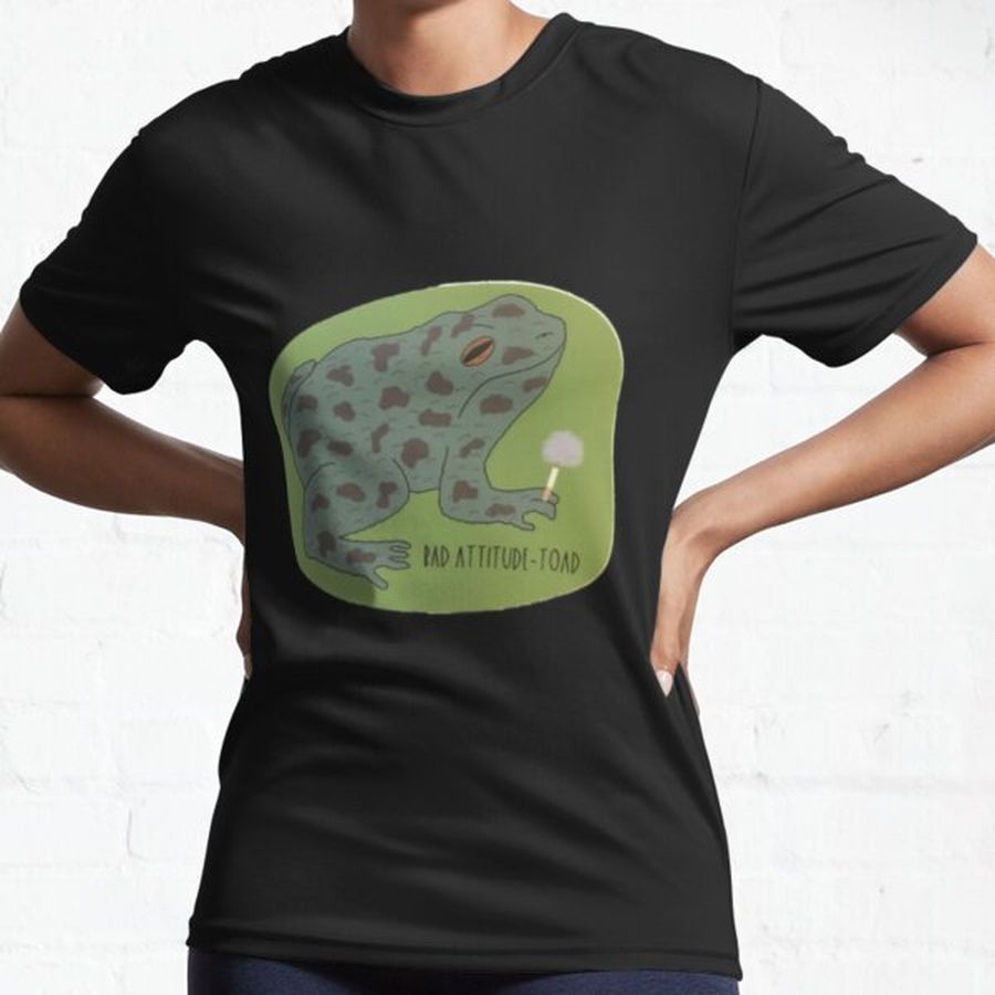Bad Atti-Toad Die-Cut Active T-Shirt