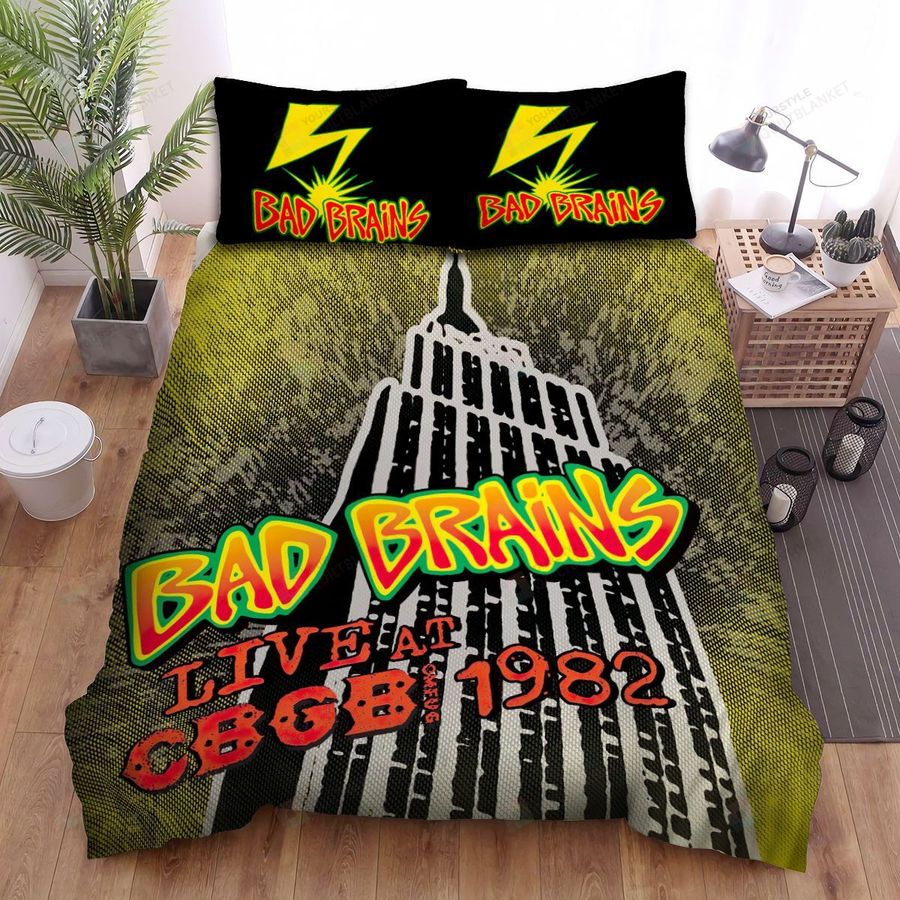 Bad Brains Live In Cbgb Bed Sheets Spread Comforter Duvet Cover Bedding Sets