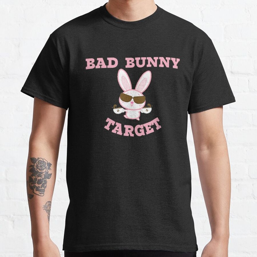  Bad bunny target design by Roka888 Classic T-Shirt