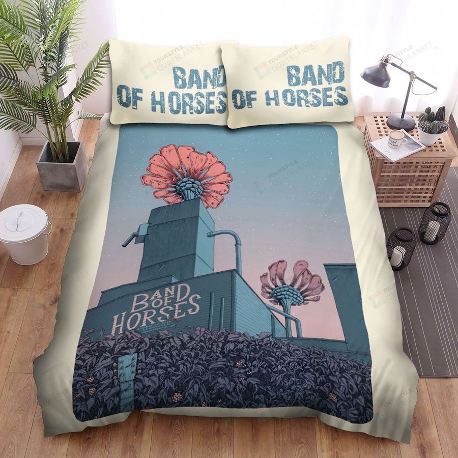 Band Of Horses Band Flower Picture Bed Sheets Spread Comforter Duvet Cover Bedding Sets