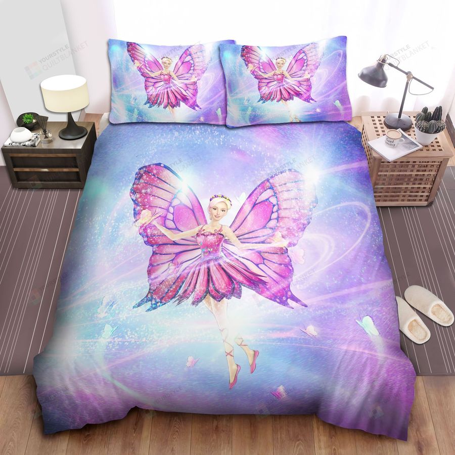 Barbie Angel Bed Sheets Spread Comforter Duvet Cover Bedding Sets