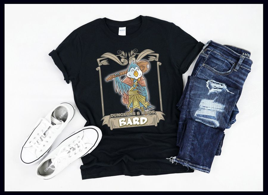Bard Dungeons and Birds Shirt