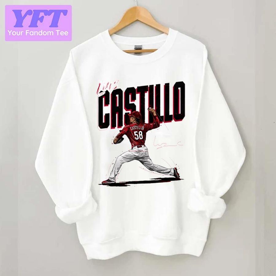 Baseball Signature Luis Castillo 58 Chisel Unisex Sweatshirt