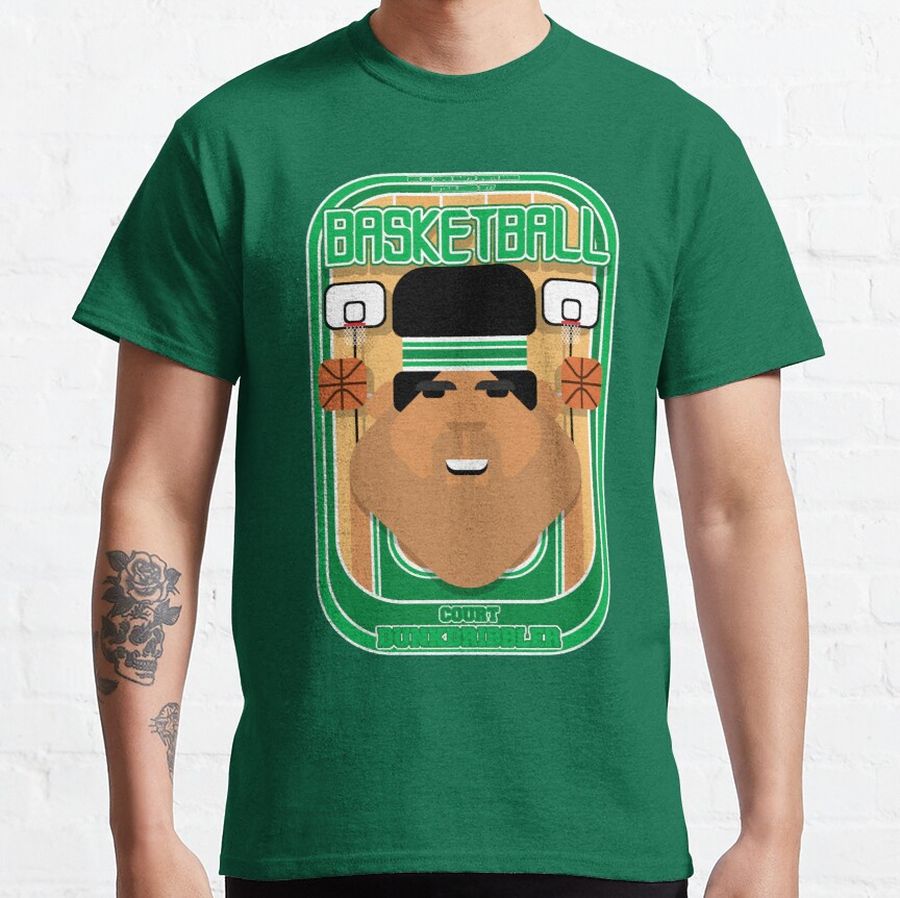 Basketball Green - Court Dunkdribbler - Seba version Classic T-Shirt
