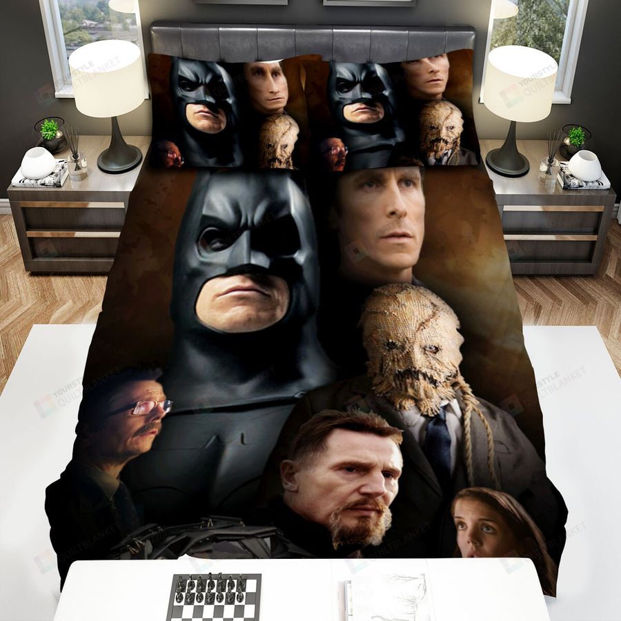 Batman Begins Movie Movie Characters Photo Bed Sheets Spread Comforter Duvet Cover Bedding Sets