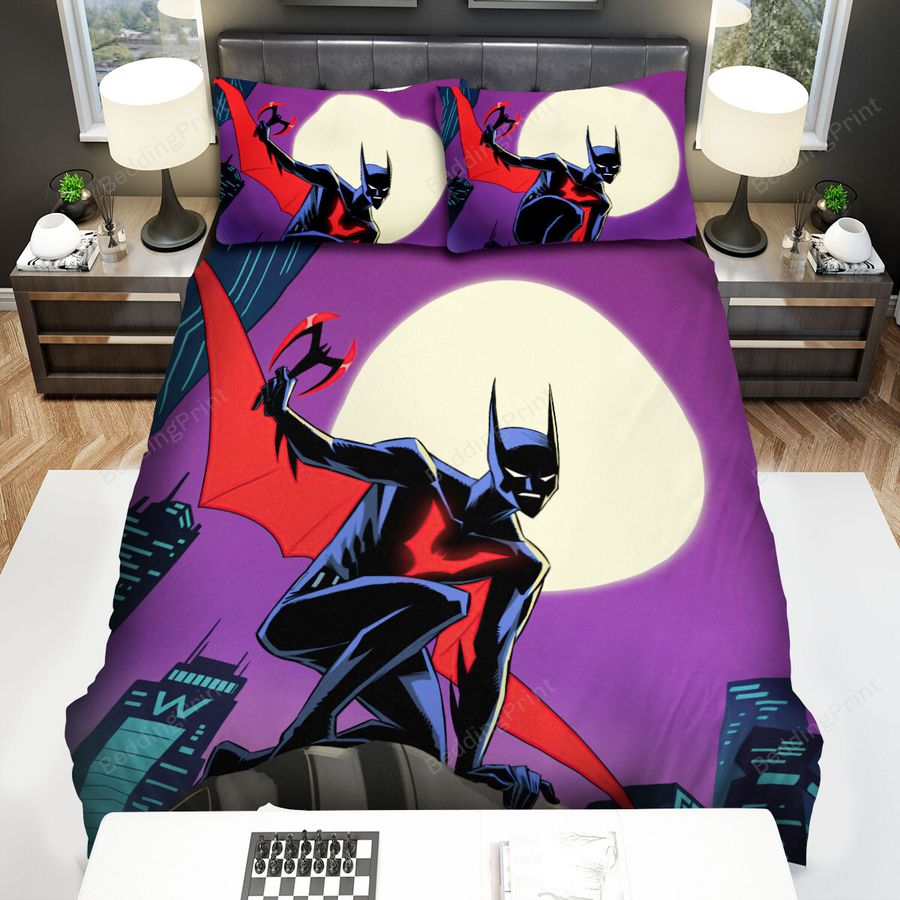 Batman Beyond Animated Series Art 48 Bed Sheets Spread Comforter Duvet Cover Bedding Sets