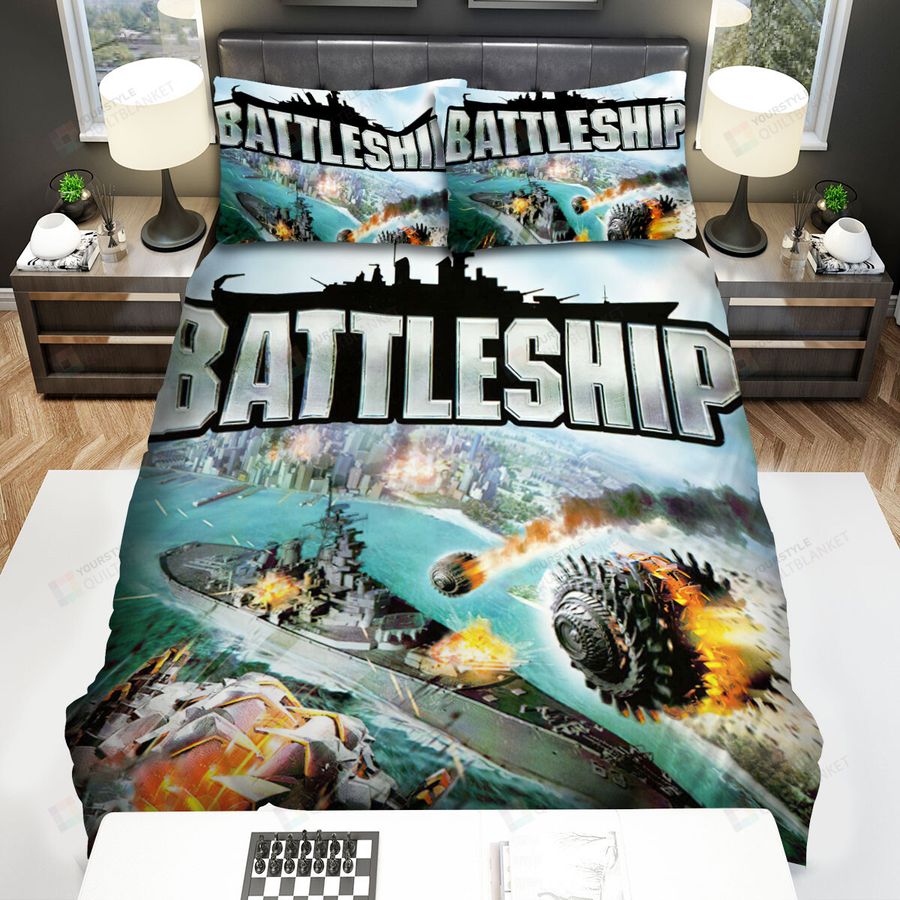 Battleship Movie Poster 8 Bed Sheets Spread Comforter Duvet Cover Bedding Sets