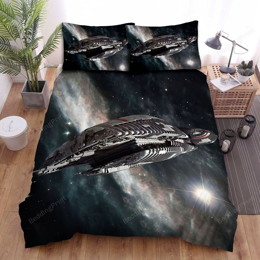 Battlestar Galactica (2004–2009) Front Cover Movie Poster Bed Sheets Spread Comforter Duvet Cover Bedding Sets