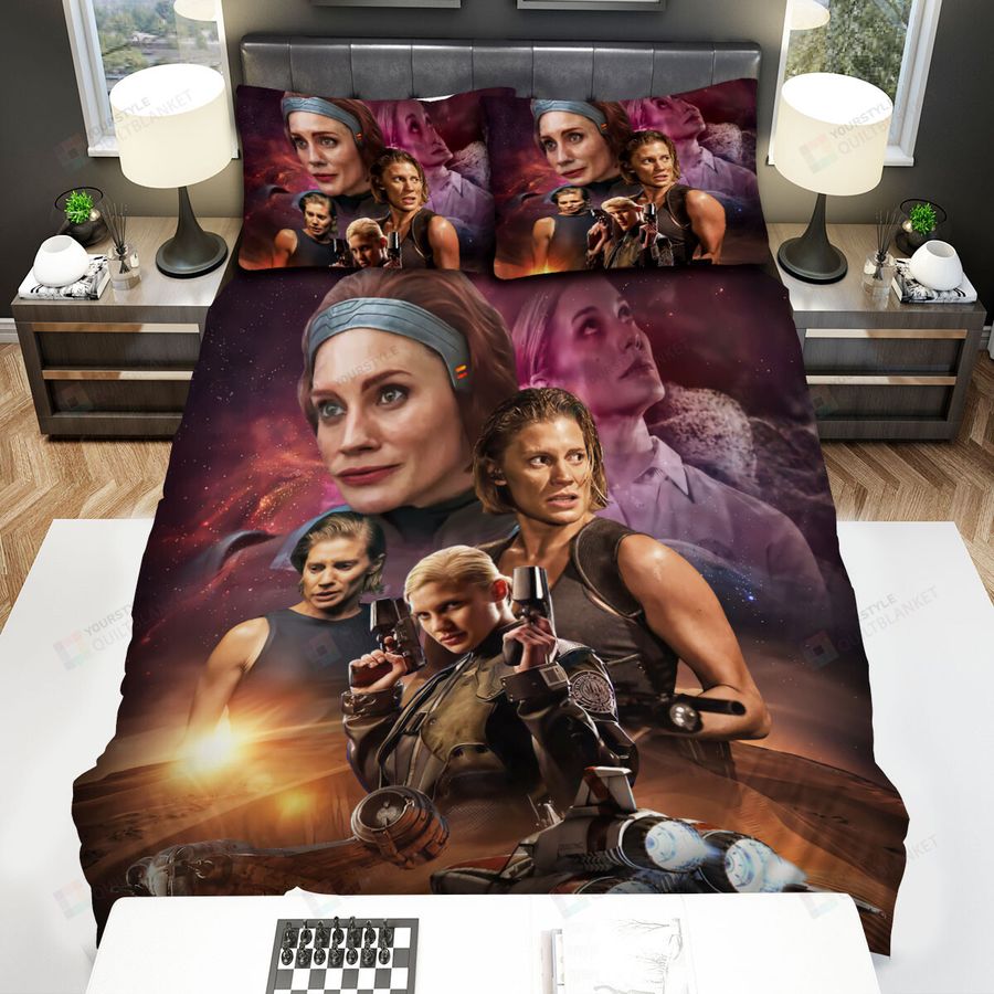 Battlestar Galactica (2004–2009) Spaceship Movie Poster Bed Sheets Spread Comforter Duvet Cover Bedding Sets