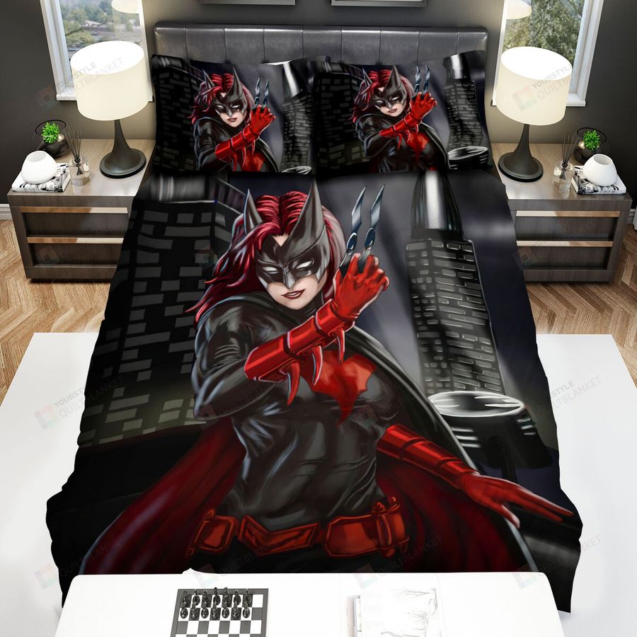 Batwoman Movie Art 3 Bed Sheets Spread Comforter Duvet Cover Bedding Sets
