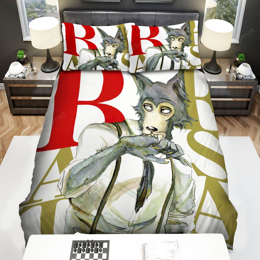 Beastars Legoshi On Volume 1 Manga Artwork Bed Sheets Spread Duvet Cover Bedding Sets