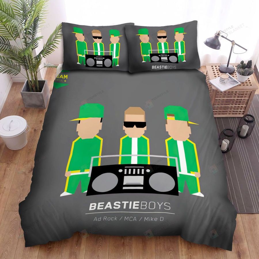 Beastie Boys Green Outfits Bed Sheets Spread Comforter Duvet Cover Bedding Sets