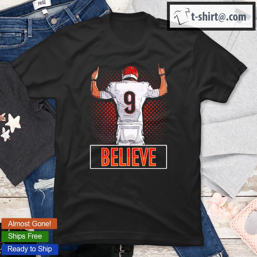 Believe Joe Burrow Graphic T-Shirt