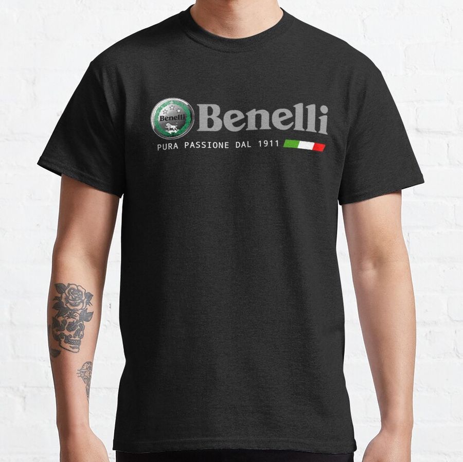 BENELLI MOTORCYCLE DESIGNS BY FASHION THERAPY.  Classic T-Shirt