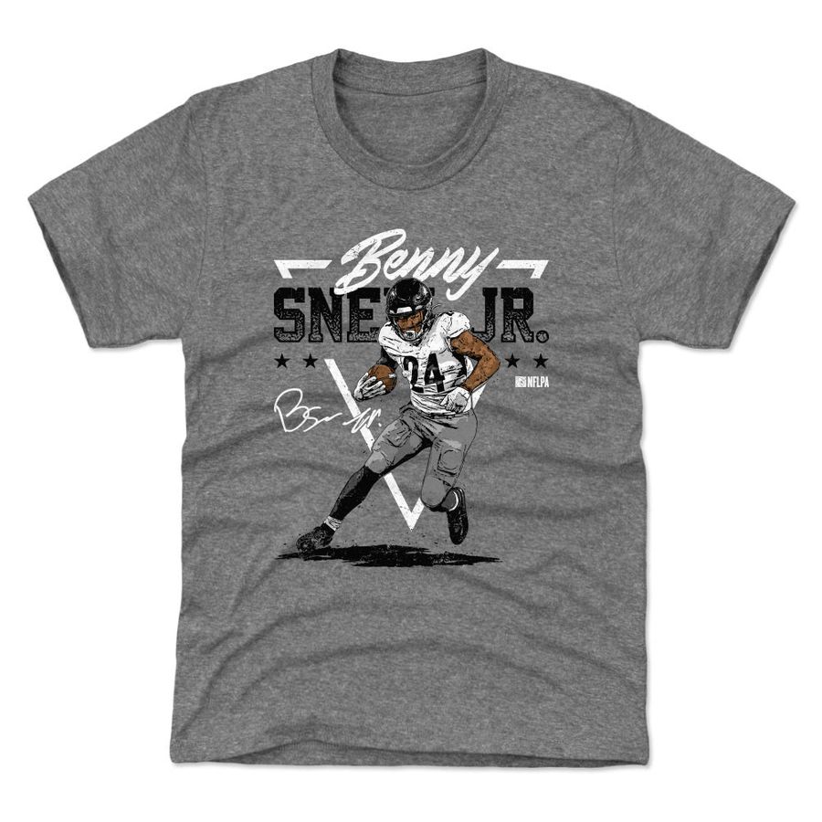 Benny Snell Jr. Triangle Name WHT - Pittsburgh Steelers _1t-shirt sweatshirt hoodie Long Sleeve shirt