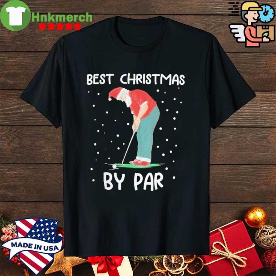 Best Christmas By Par Golfing Ugly Christmas Shirt