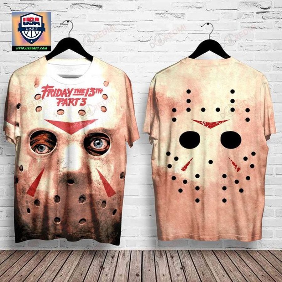 Best Gift - Friday The 13th Part III Halloween 3D Shirt