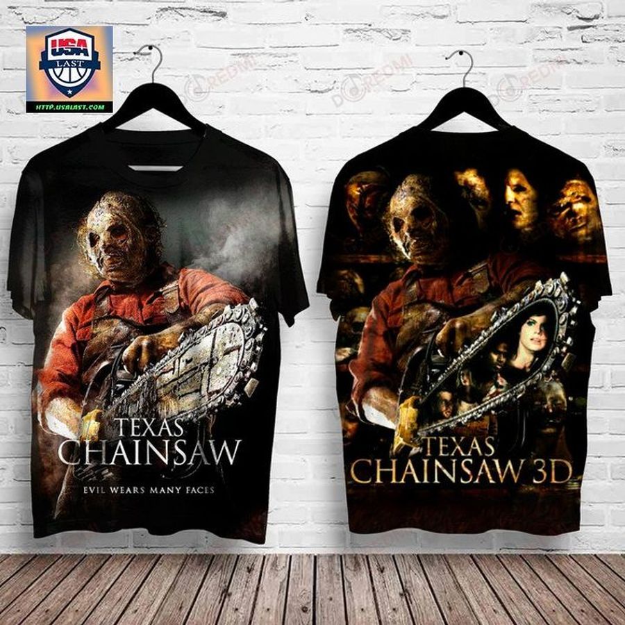 Best Gift - The Texas Chainsaw Massacre Evil Wears Many Faces 3D Shirt
