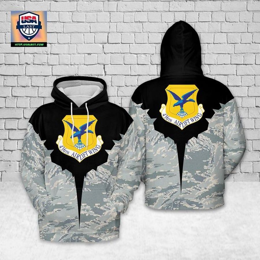 Best Gift - USAF 436th Airlift Wing 3D Hoodie
