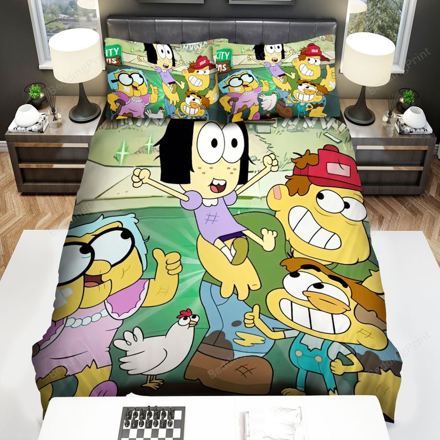Big City Greens Group Posing Bed Sheets Spread Duvet Cover Bedding Sets