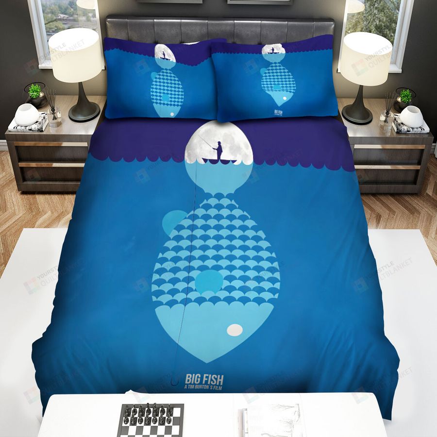 Big Fish Movie Poster Art Bed Sheets Spread Comforter Duvet Cover Bedding Sets