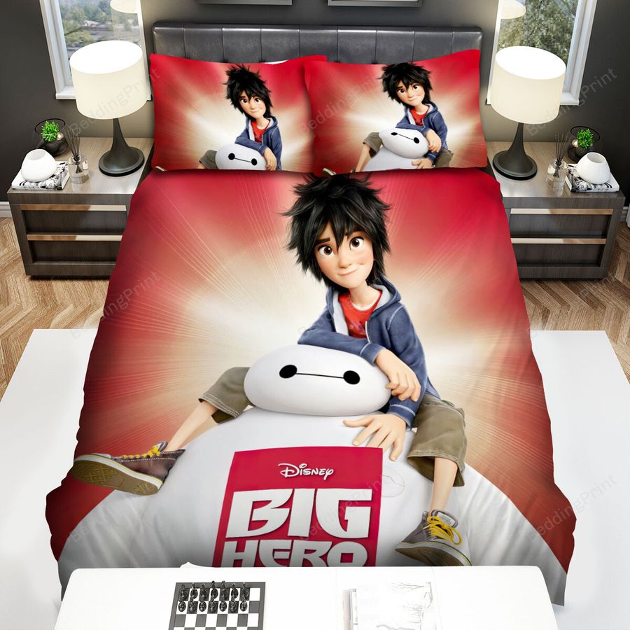Big Hero 6 (2014) Classic Poster Bed Sheets Spread Comforter Duvet Cover Bedding Sets