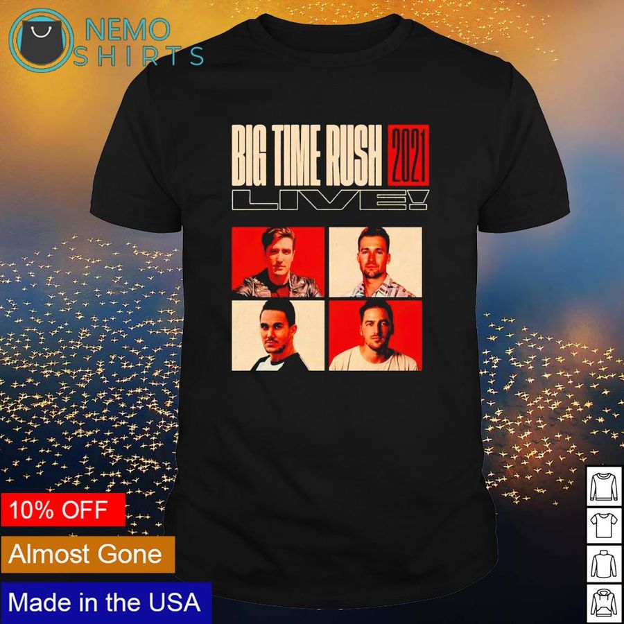Big Time Rush 2021 live shirt