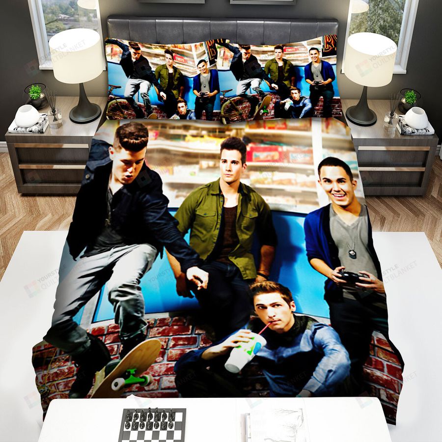 Big Time Rush Store Bed Sheets Spread Comforter Duvet Cover Bedding Sets
