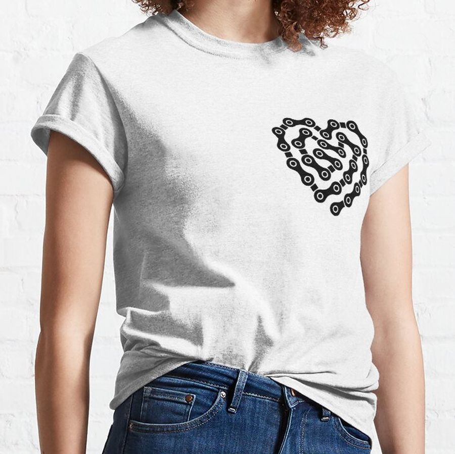 Biker Enthusiast Chain Heart Classic T-Shirt