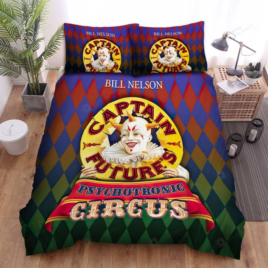 Bill Nelson Captain Future's Psychotronic Circus Bed Sheets Spread Comforter Duvet Cover Bedding Sets