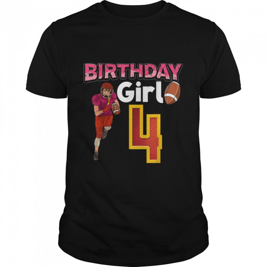 Birthday Girl 4 T-Shirt B09JXWS7TC