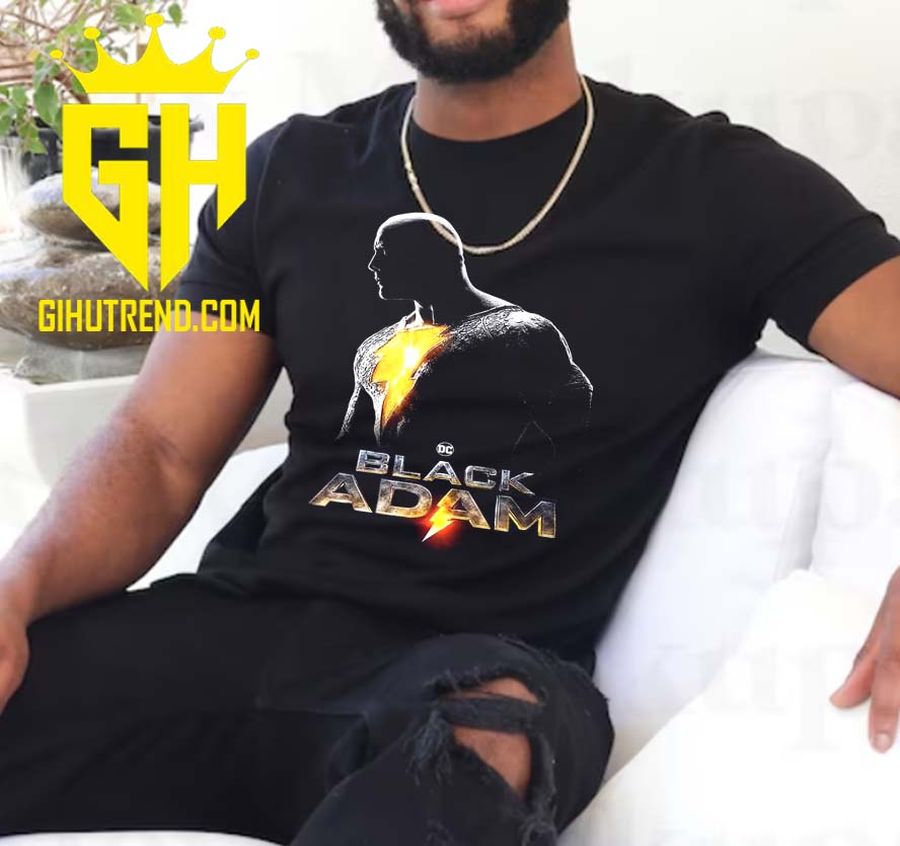 Black Adam New Poster Movie Power Born From Rage Gifts T Shirt