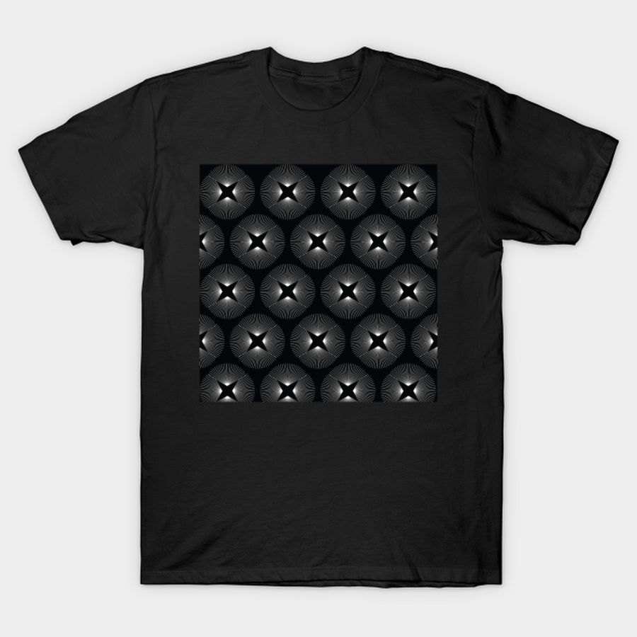 Black And White Stars Seamless Pattern T-shirt, Hoodie, SweatShirt, Long Sleeve